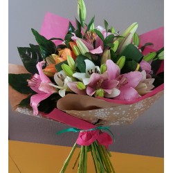 Bouquet Corazón de Liliums