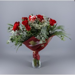 Bouquet Pasión: 9 Rosas Rojas