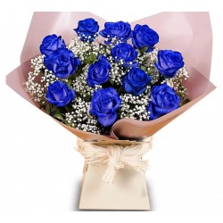 Ramo de Rosas Azules Pienso...